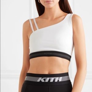Kith Janet one-shoulder stretch-jersey sports bra